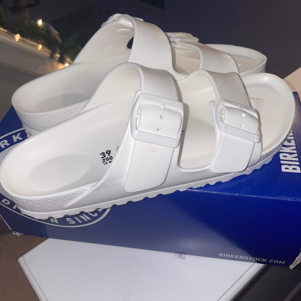 Birkenstock white size 39 Arizona Eva